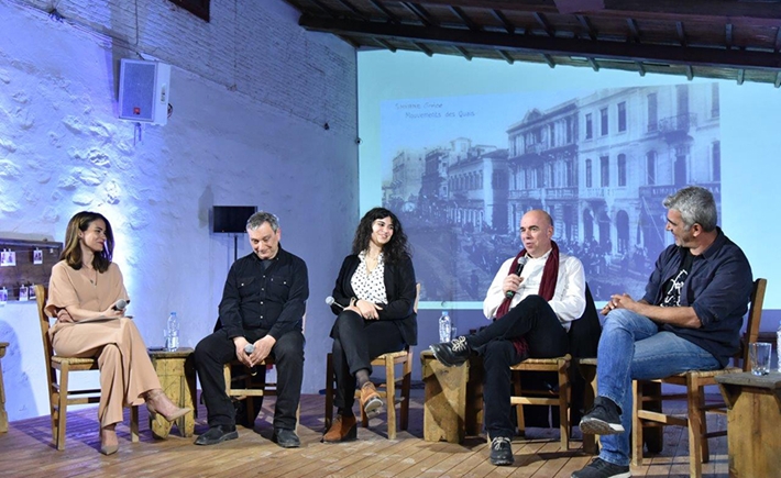 Η Άννα-Κύνθια Μπουσδούκου και τέσσερις καλεσμένοι στη συζήτηση των Διαλόγων ΙΣΝ