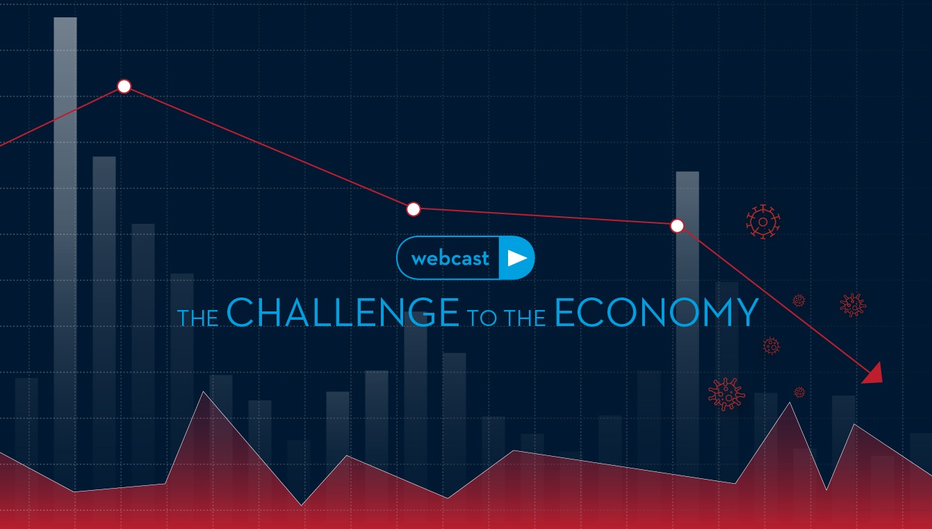 Banner with dark background and light colored font